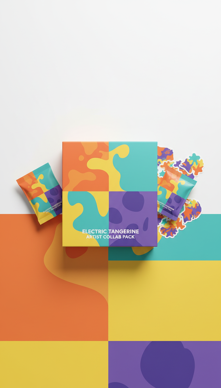 Electric tangerine artist collab pack