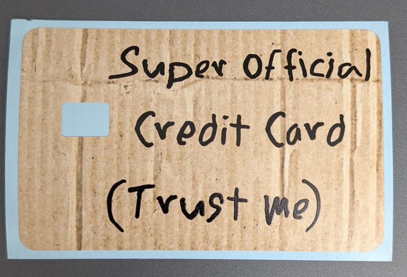 Credit Card Stickers