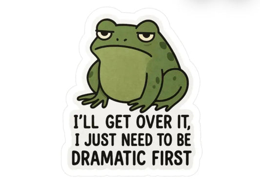 dramatic frog