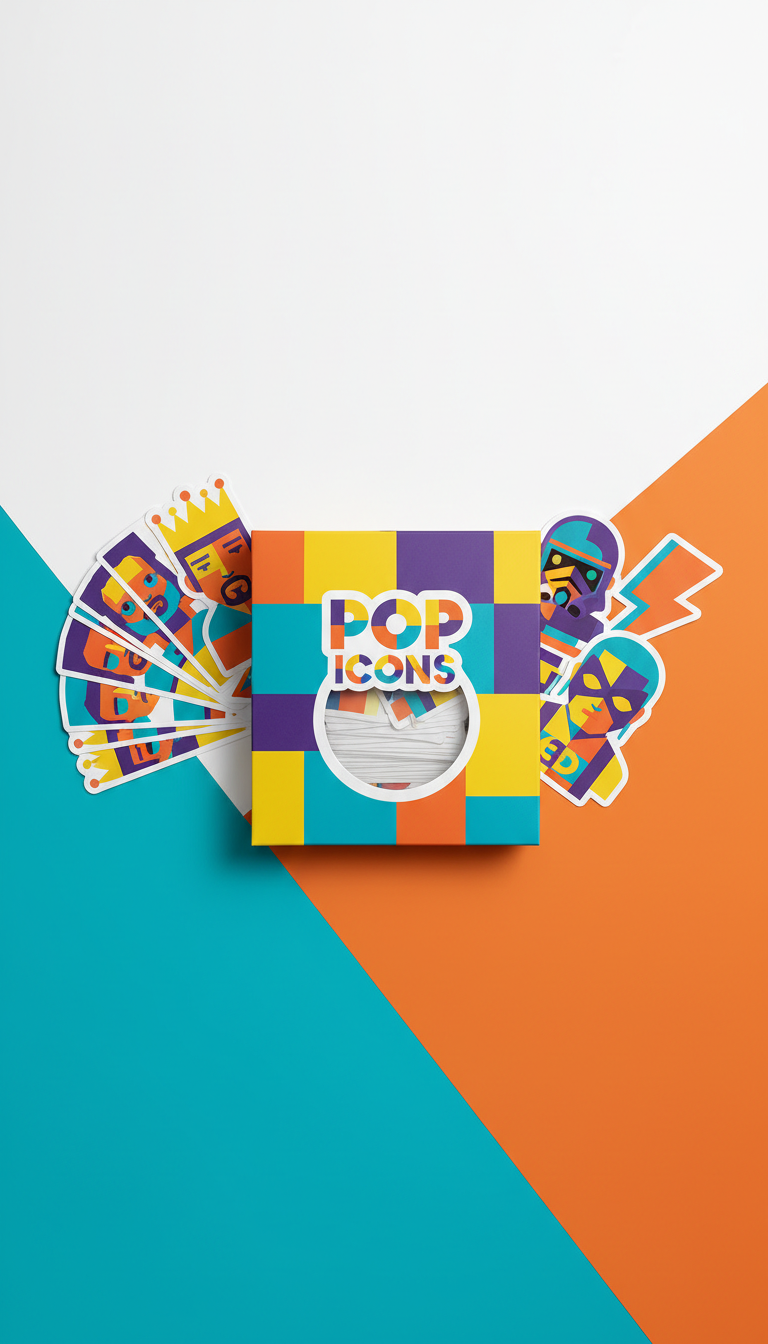 Vivid violet pop culture icons pack